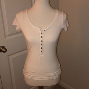 White Short Sleeve Tee